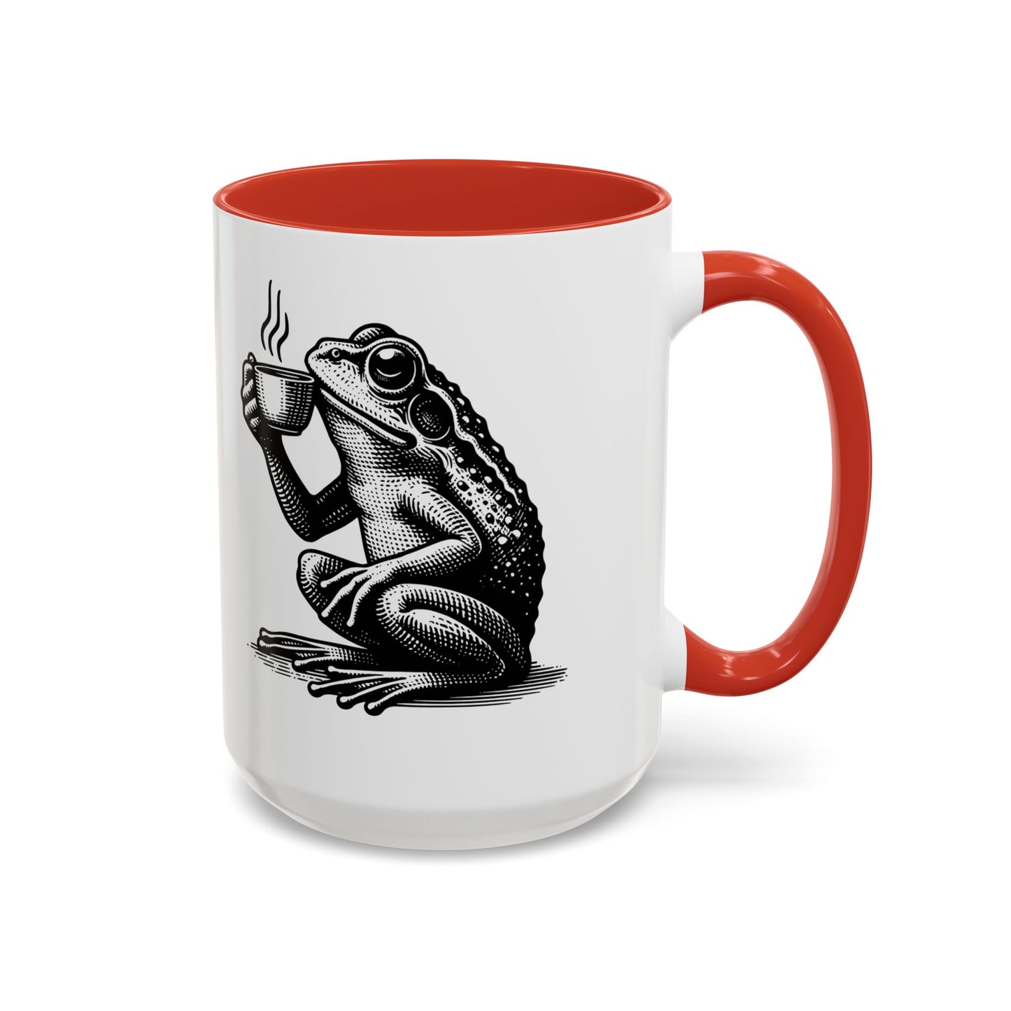 Accent Coffee Mug (11, 15oz) - Coffee Frogs