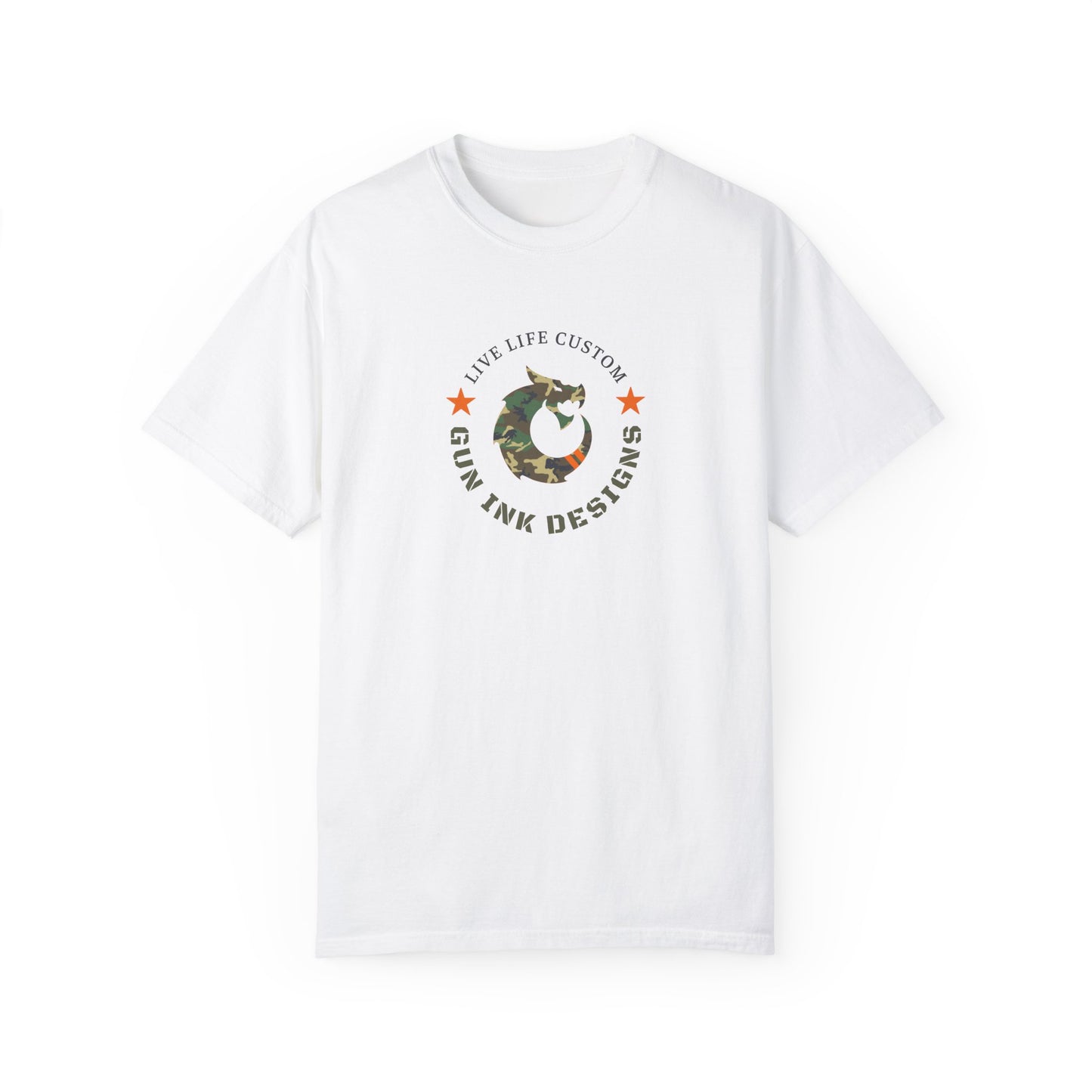 Garment-Dyed T-shirt - Camo Dragon