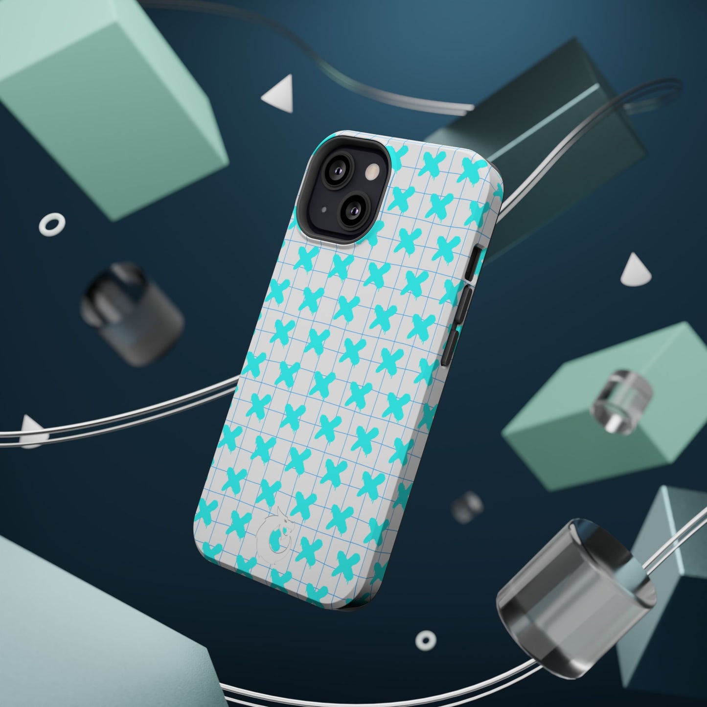 Magnetic Tough Cases - Blue X