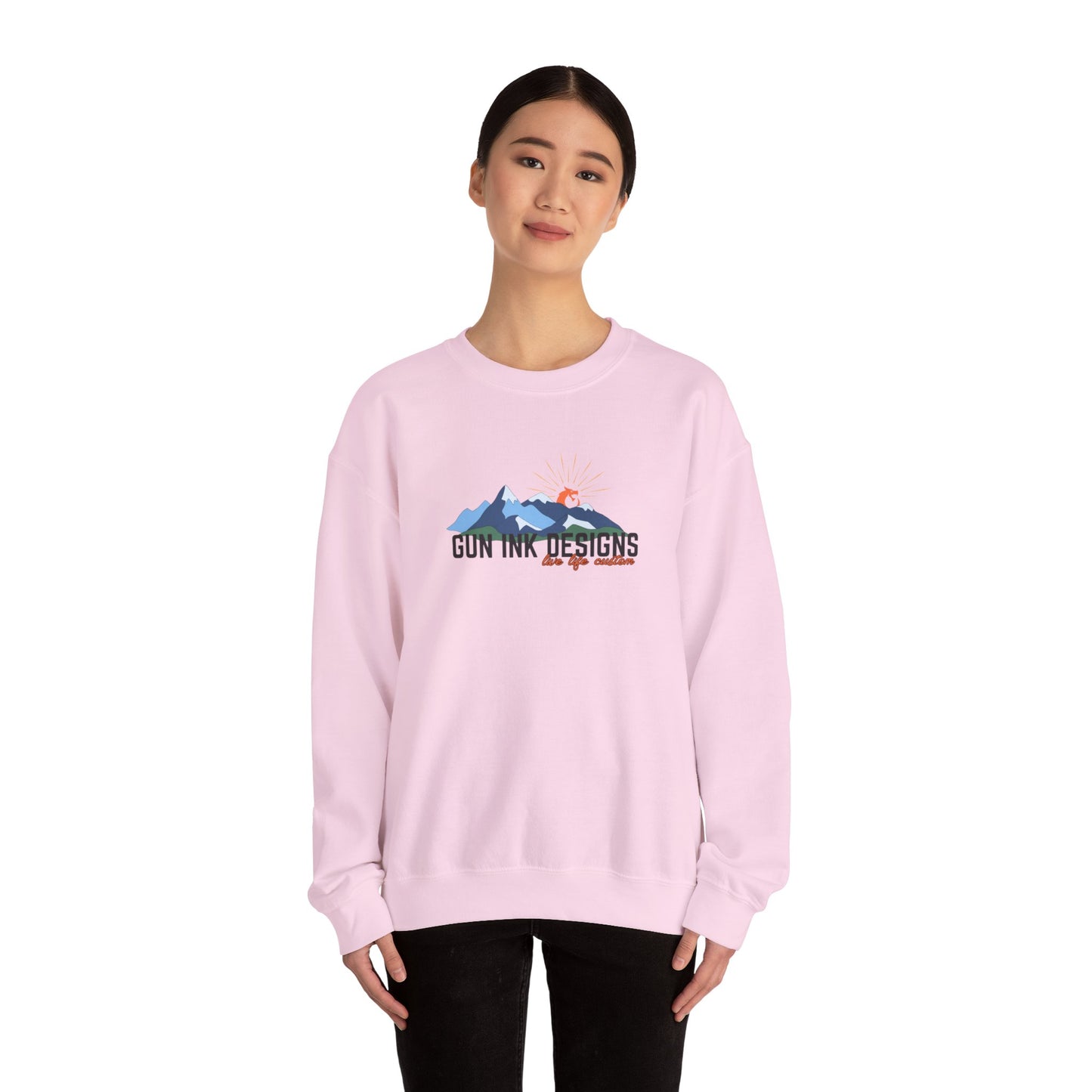 Heavy Blend™ Crewneck Sweatshirt - Dragon Sunrise