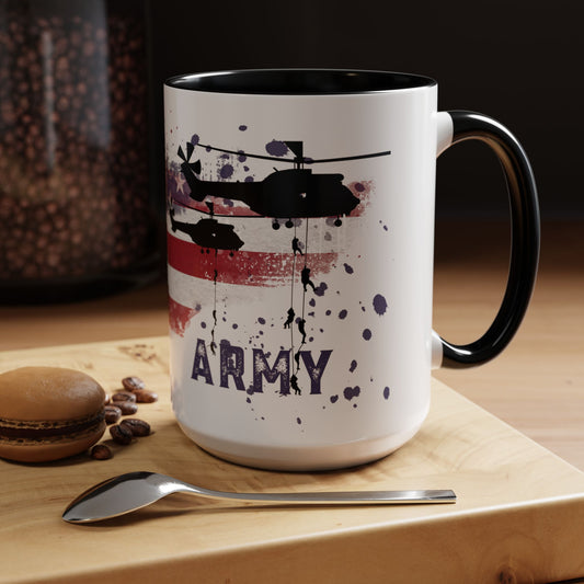 Accent Coffee Mug (11, 15oz) - Army
