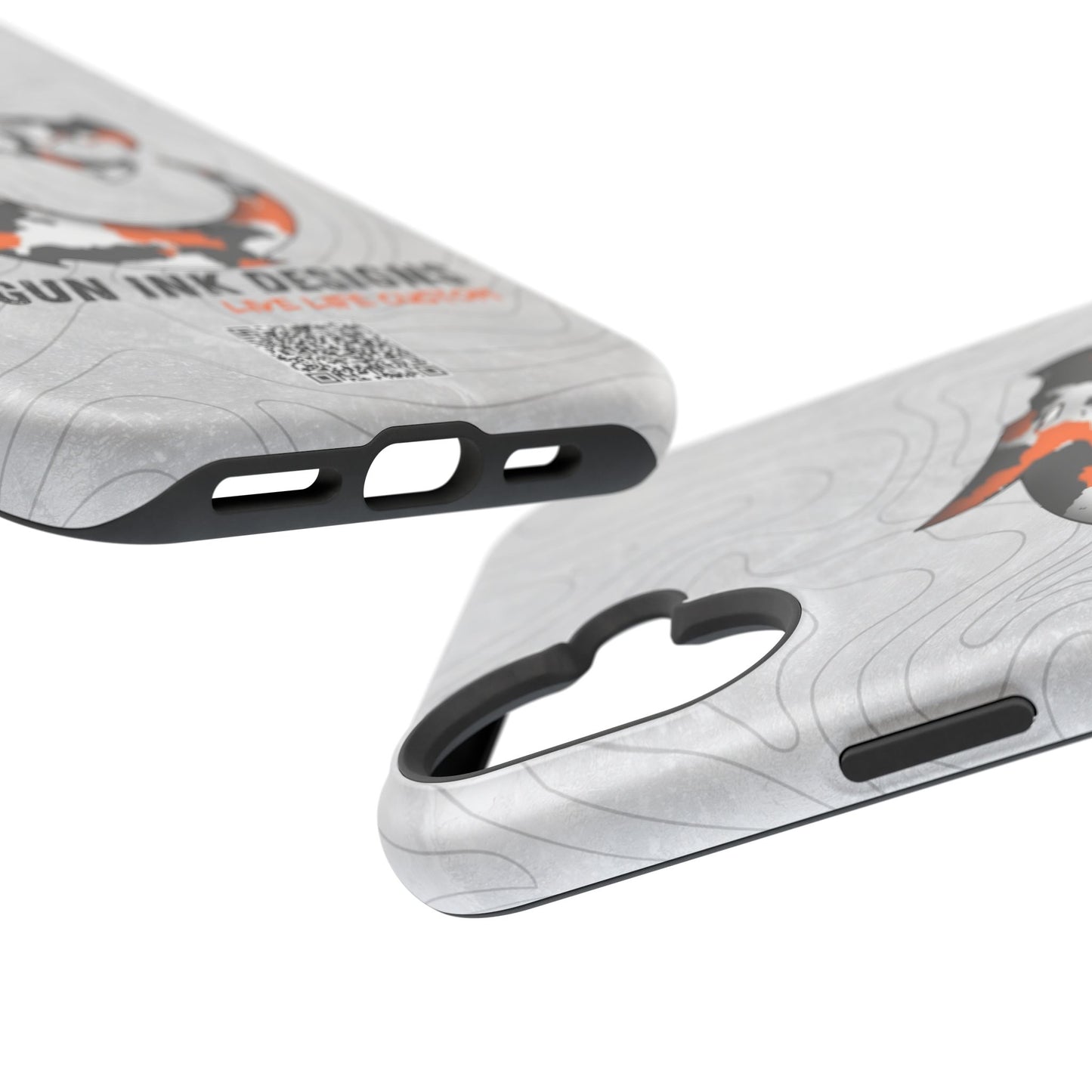 Magnetic Tough Cases - Topo QR code