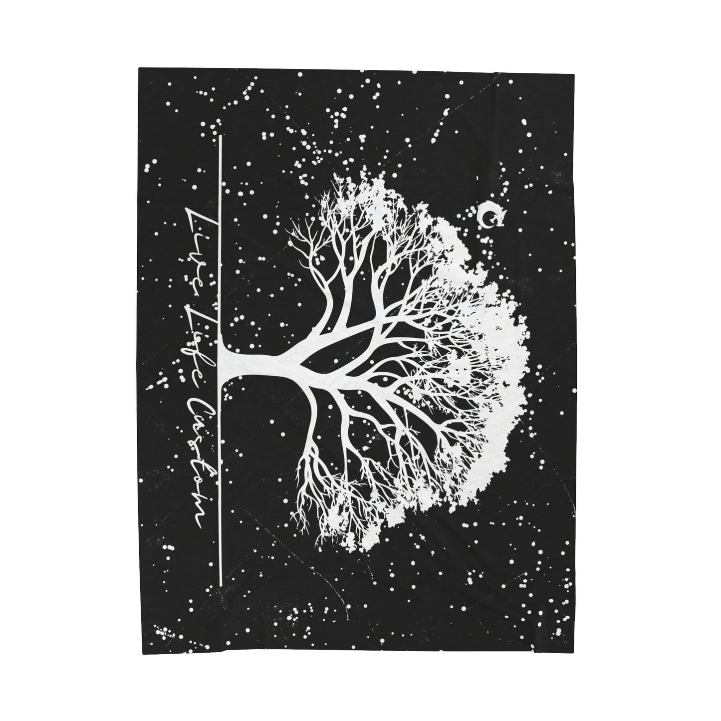 Velveteen Plush Blanket - The White Tree