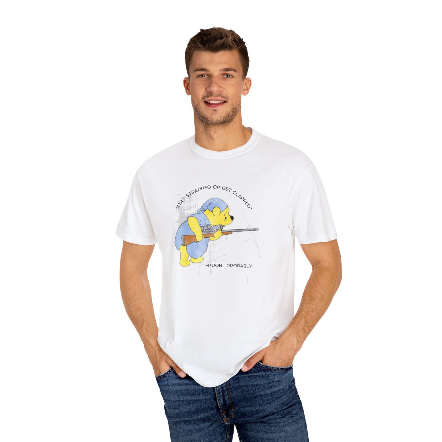 Unisex Garment-Dyed T-shirt - Stay Strapped