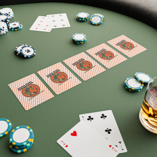 Poker Cards - Orange Dragon