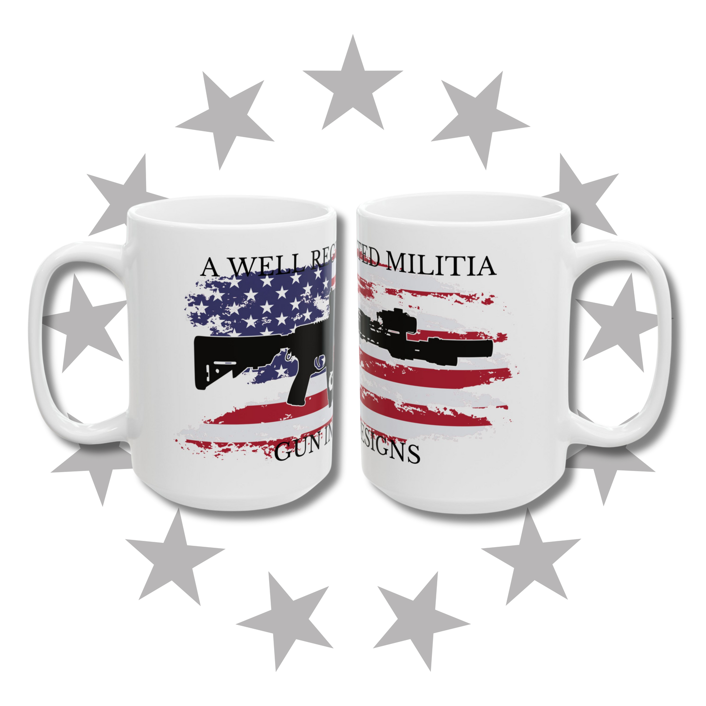 Ceramic Mug, (11oz, 15oz) - A Well Regulated Militia