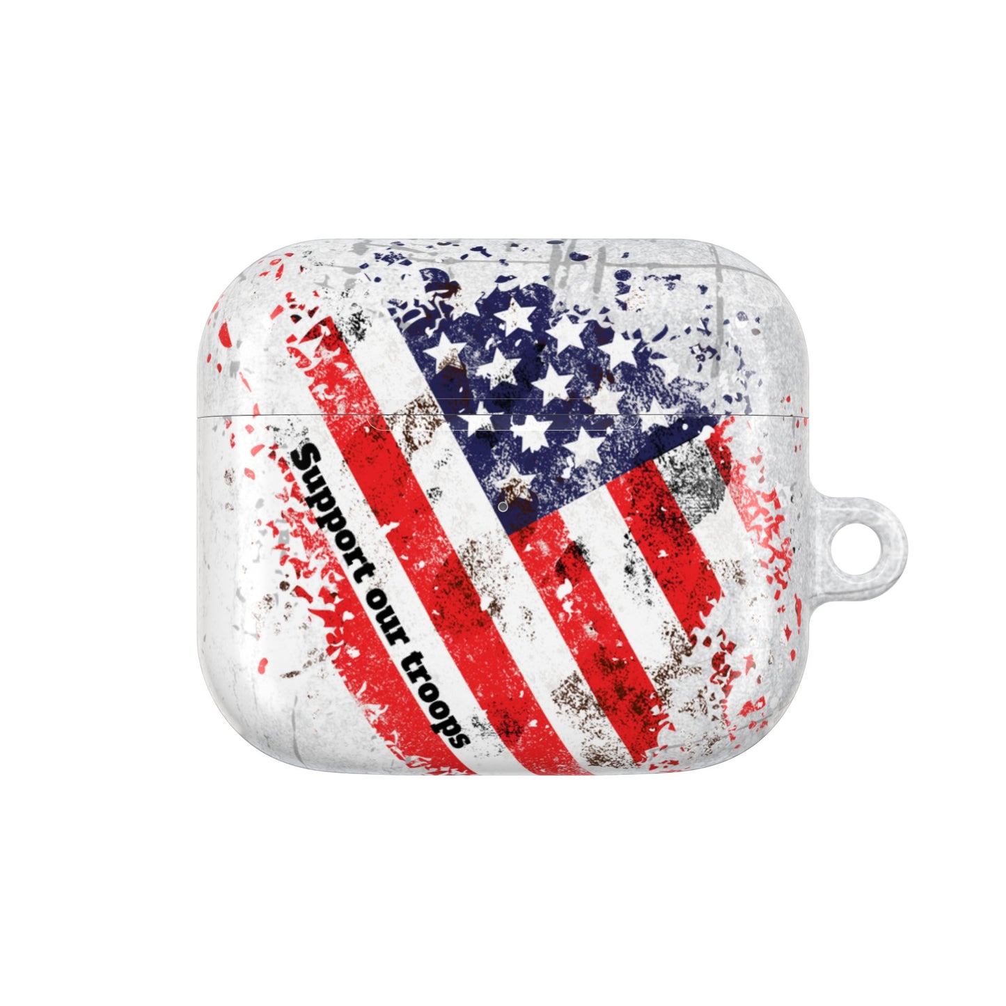 Patriotic AirPod Cases - Support Our Troops Design