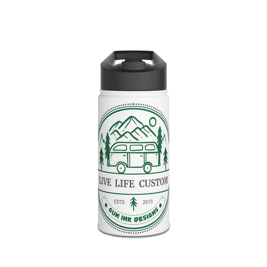 Stainless Steel Water Bottle, Standard Lid - The Van