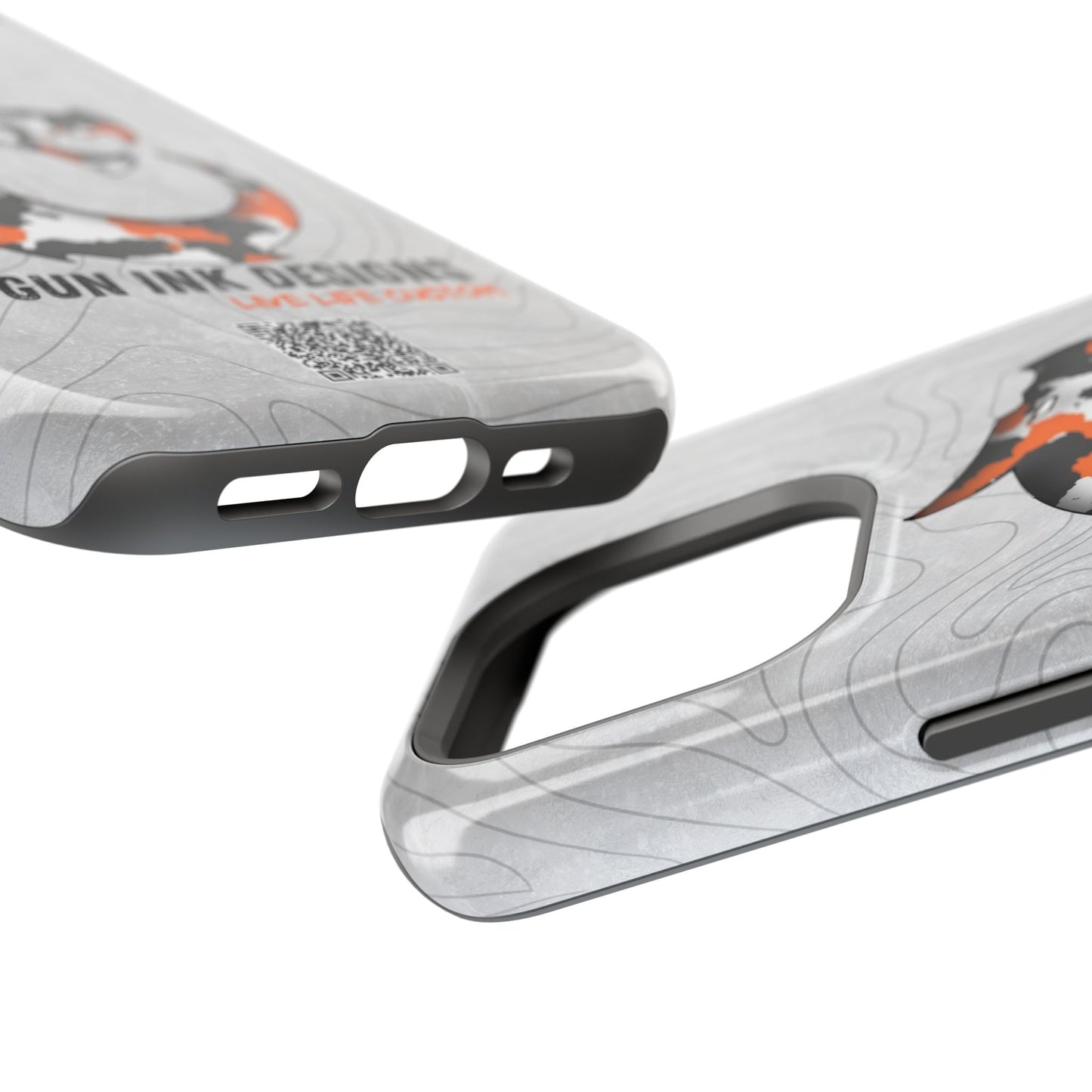 Magnetic Tough Cases - Topo QR code