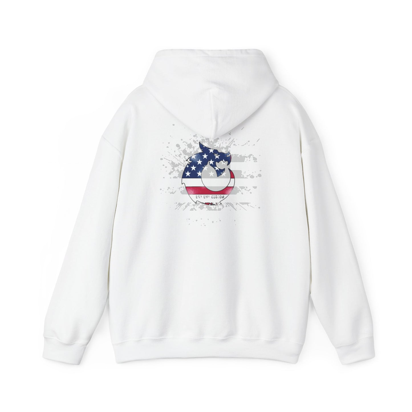 Heavy Blend™ Hooded Sweatshirt - 3D Flag