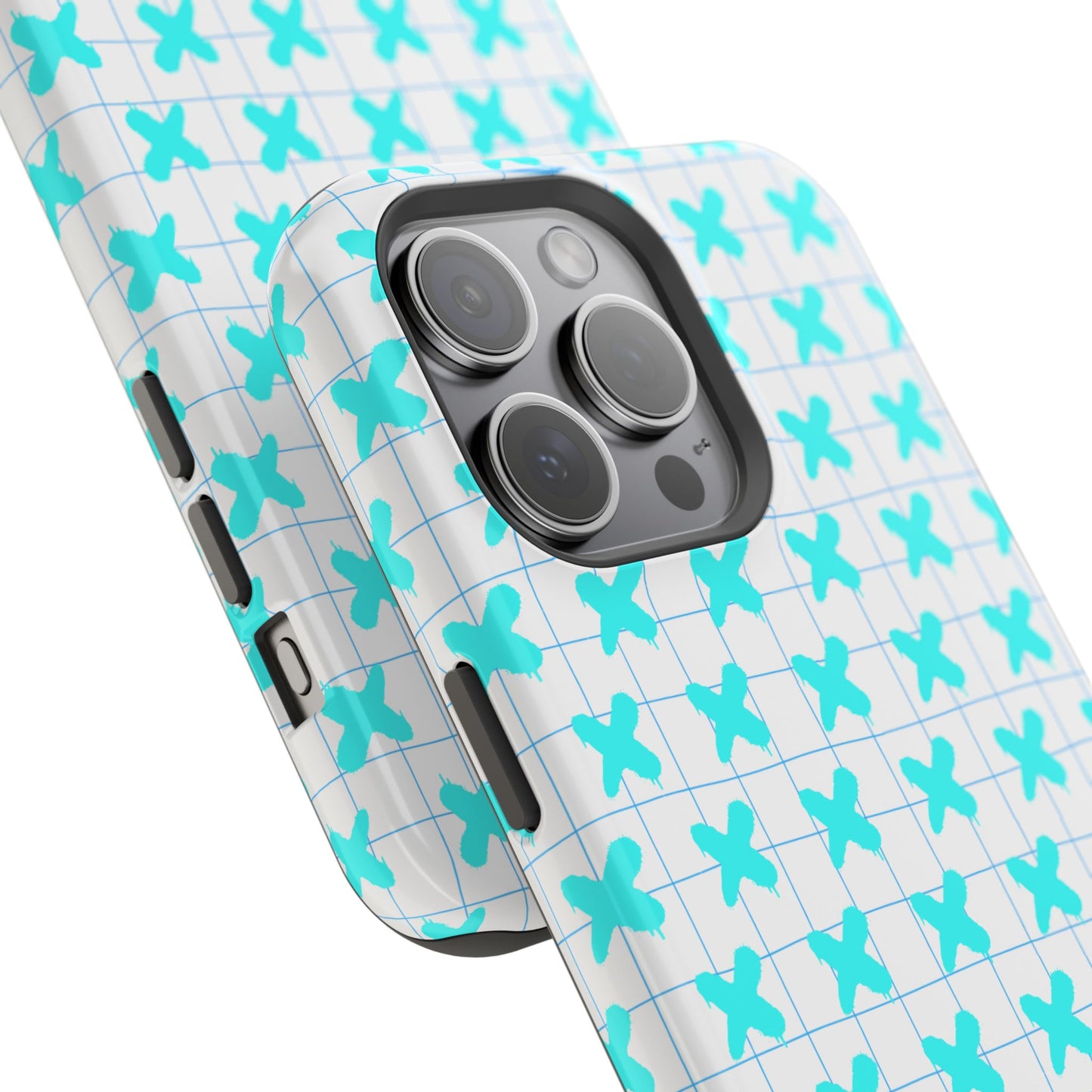 Magnetic Tough Cases - Blue X
