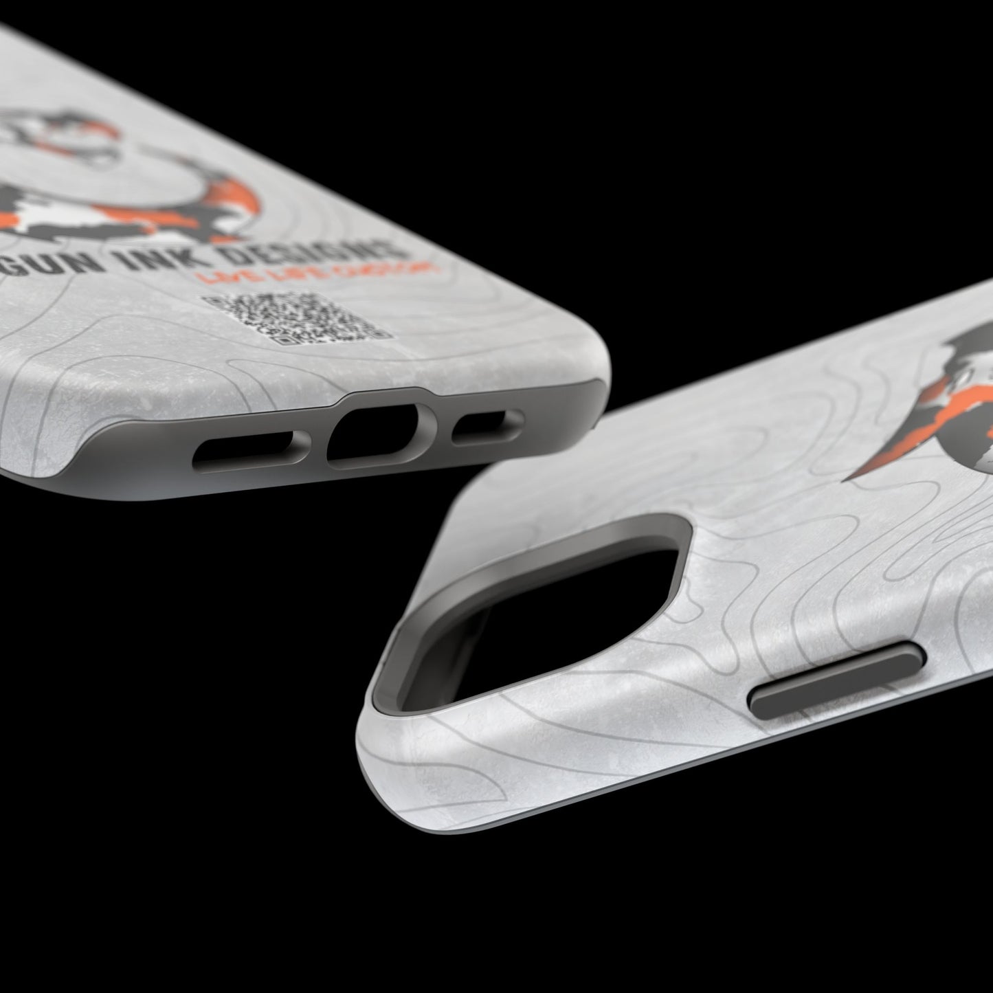 Magnetic Tough Cases - Topo QR code