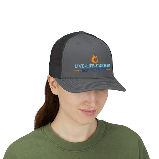 Snapback Trucker Cap - Live Life custom