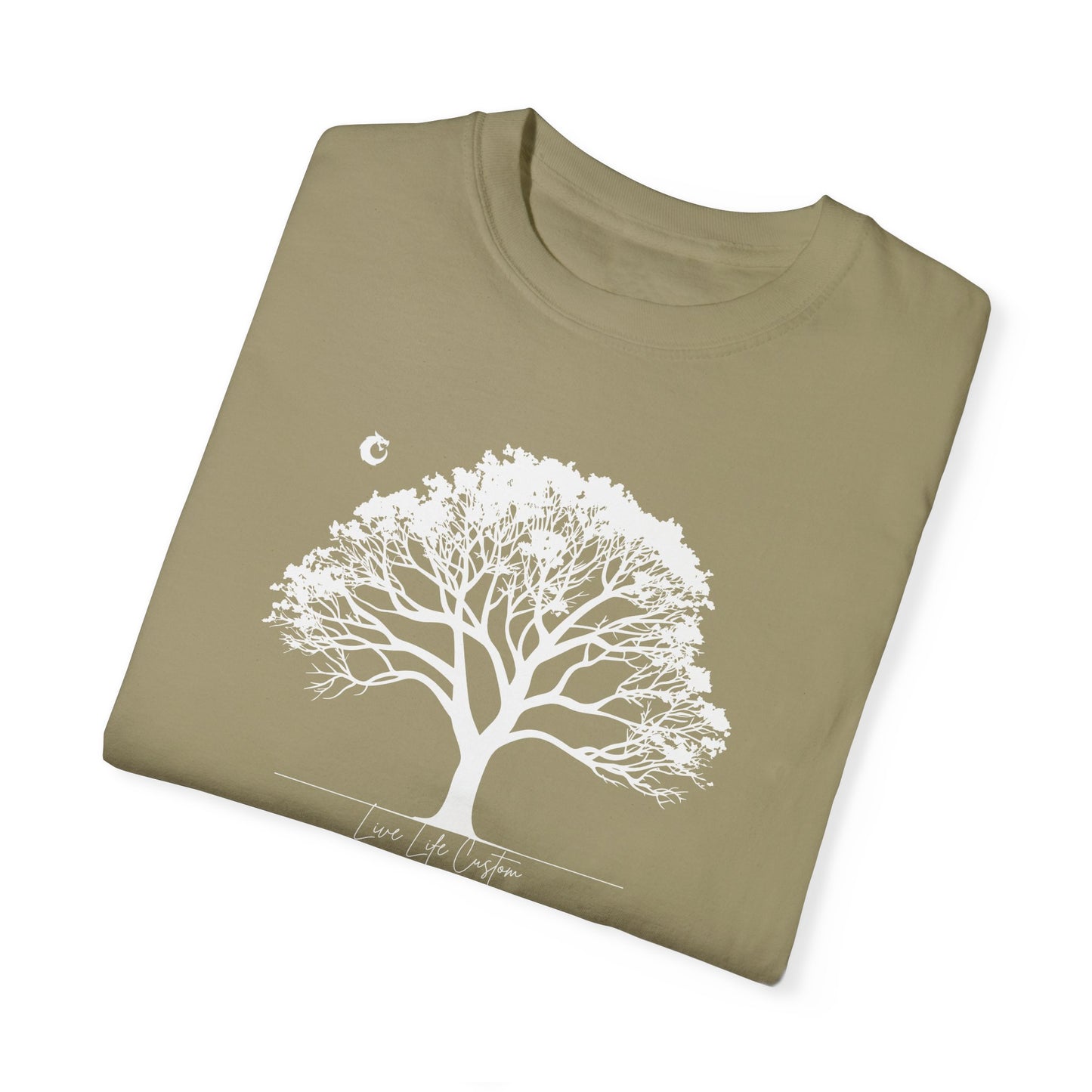 Garment-Dyed T-shirt - White Tree