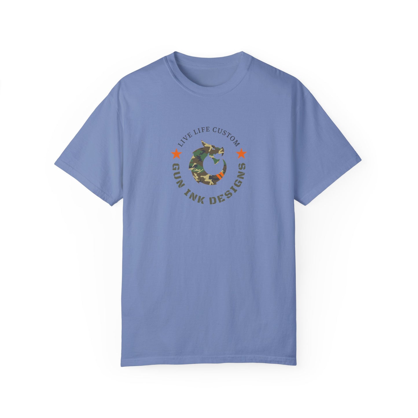 Garment-Dyed T-shirt - Camo Dragon
