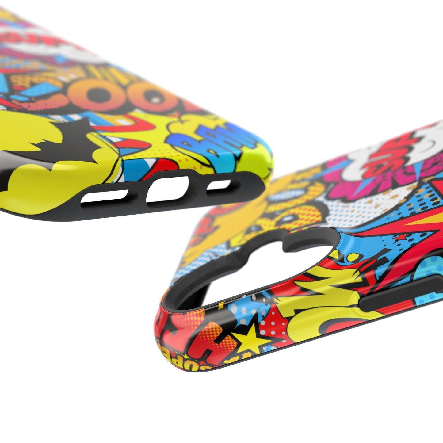 Comic Book Pop Art Phone Case - Magnetic Tough Cases for Superhero Lovers, Fun and Colorful Cell Cover