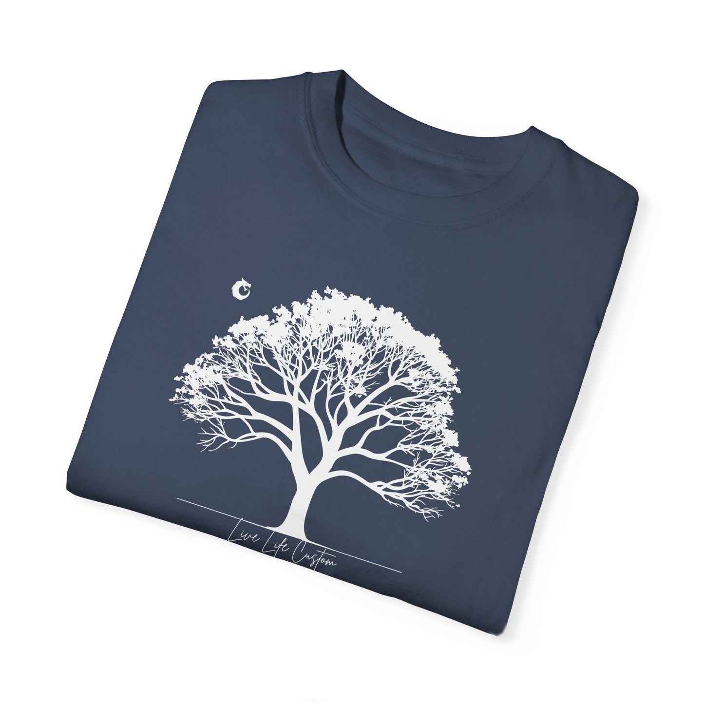 Garment-Dyed T-shirt - White Tree