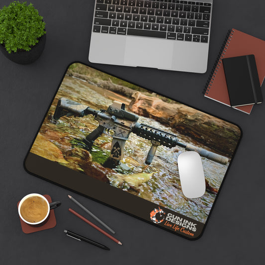 Desk Mat - GoatGun AR15 creek