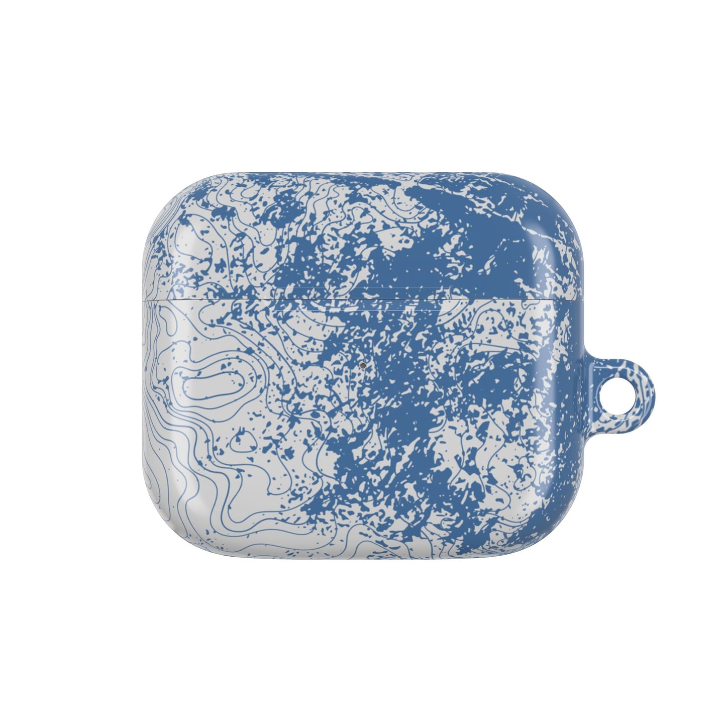 Blue Topography AirPod Case