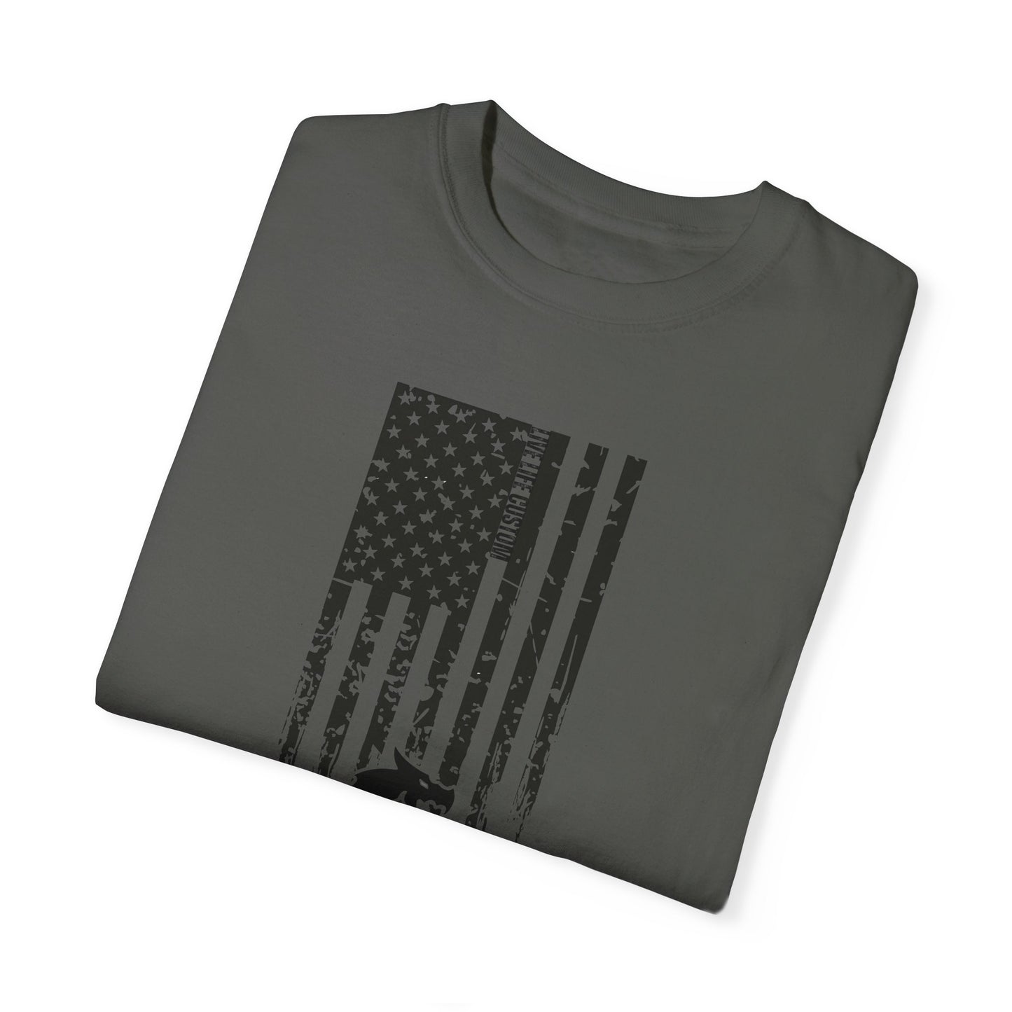 Garment-Dyed T-shirt - Distressed Flag