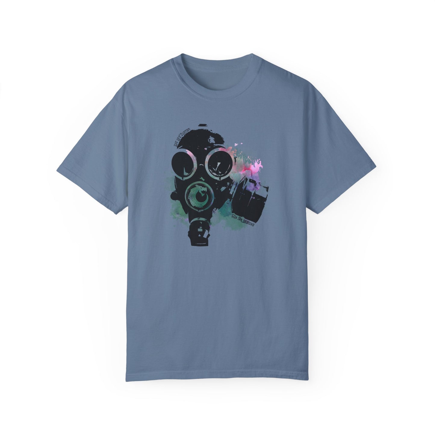 Garment-Dyed T-shirt - Gas Mask 1