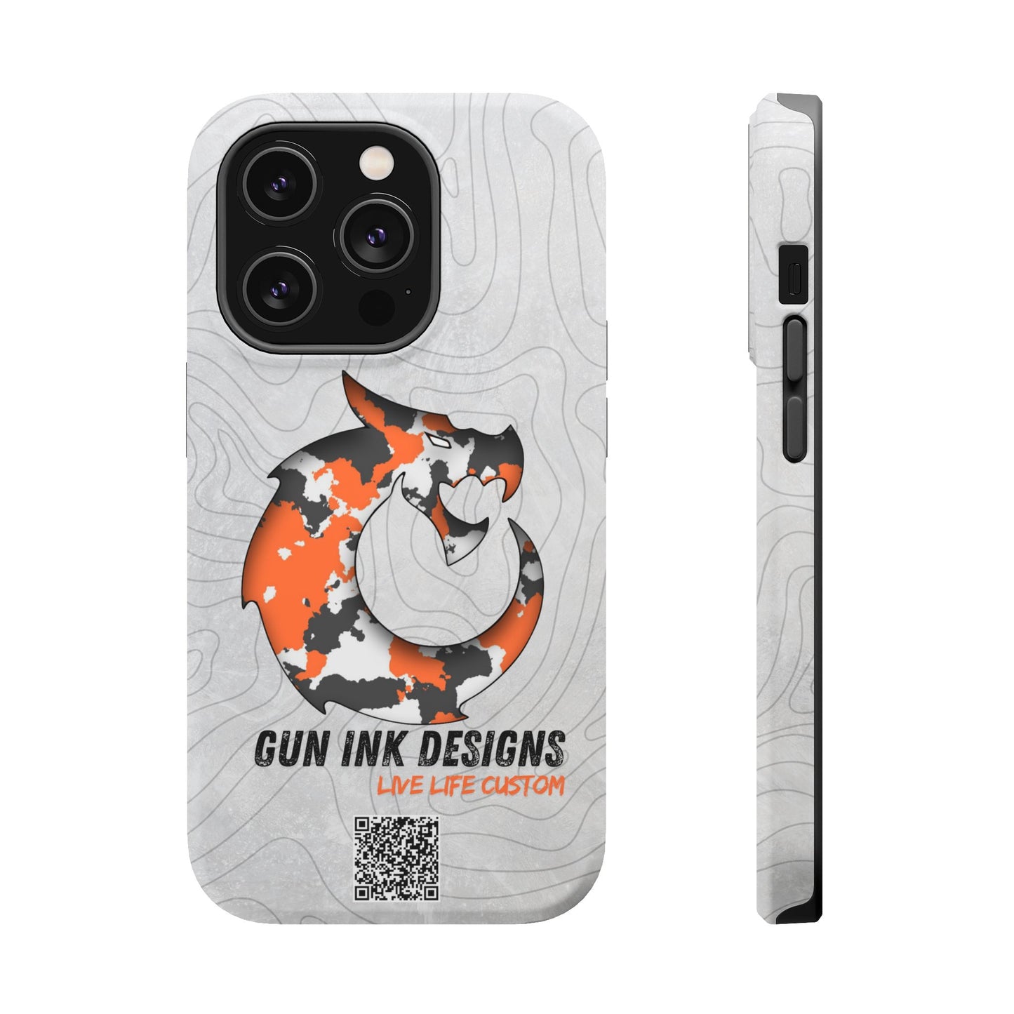 Magnetic Tough Cases - Topo QR code