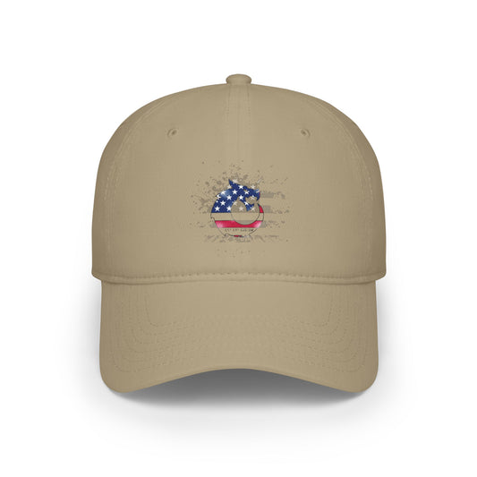 Low Profile Baseball Cap - Distress Flag Dragon