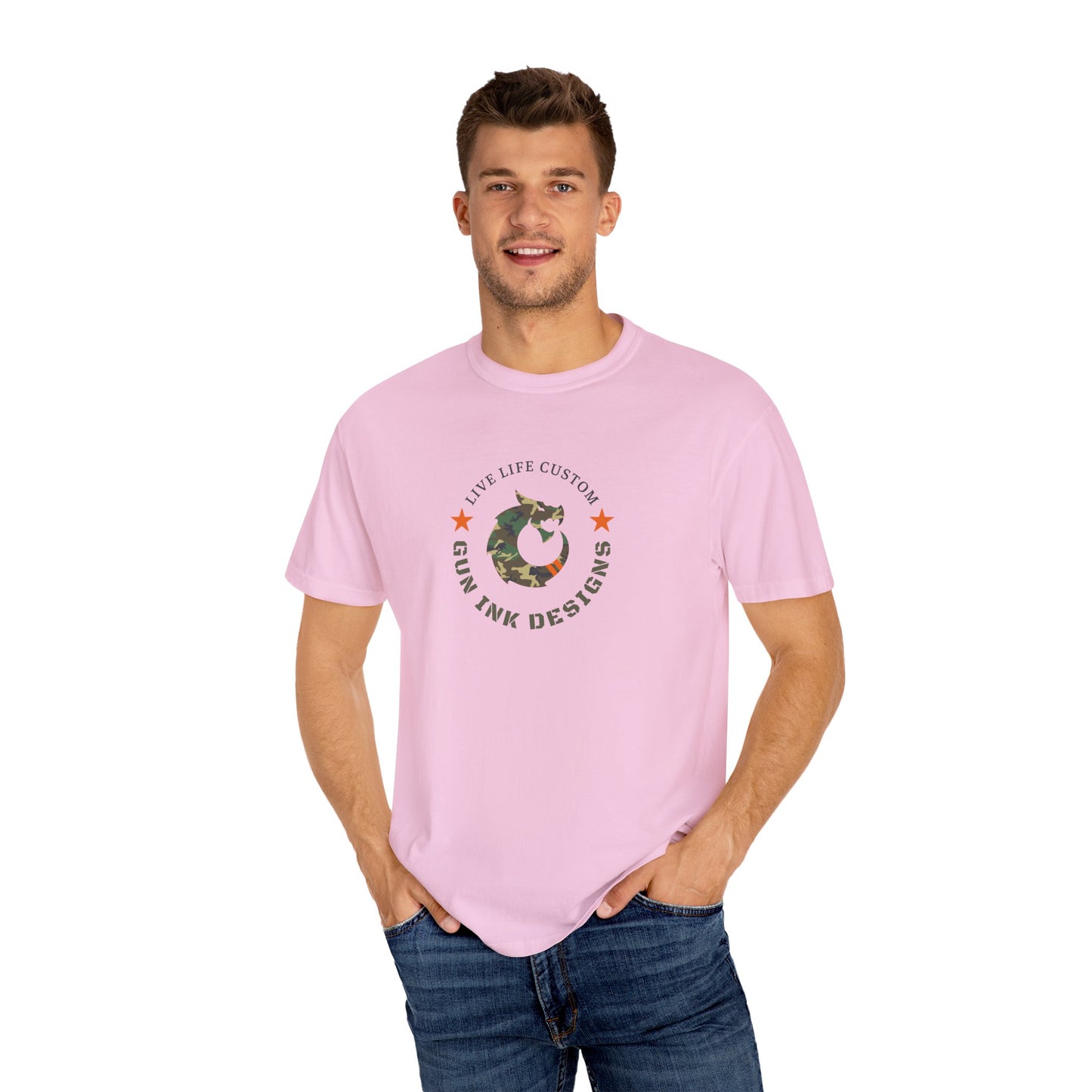 Garment-Dyed T-shirt - Camo Dragon