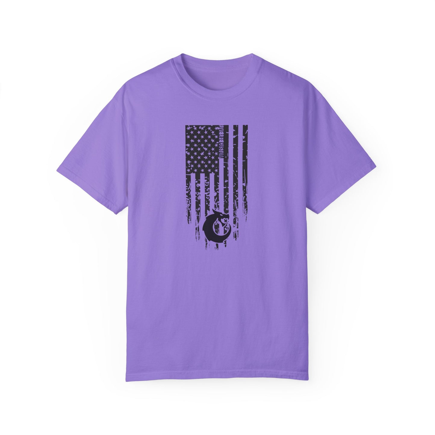 Garment-Dyed T-shirt - Distressed Flag