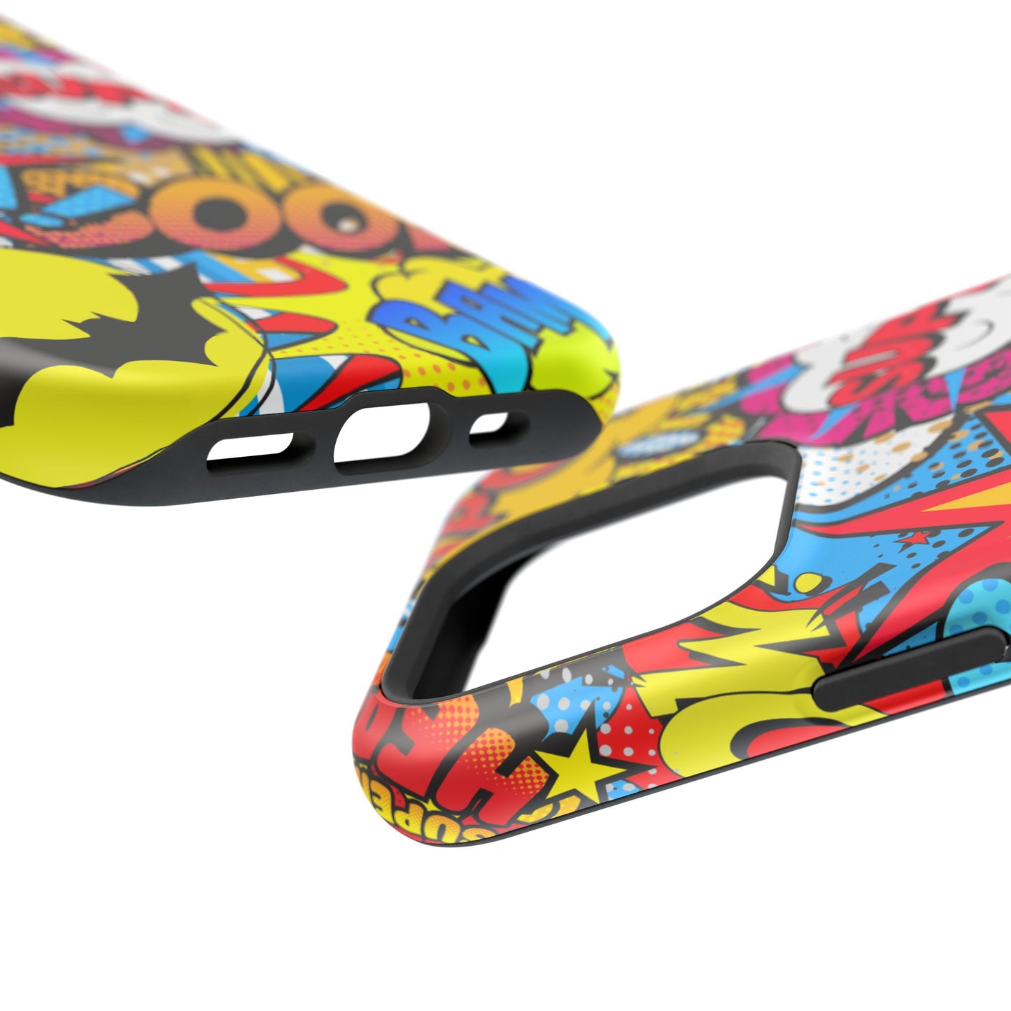 Comic Book Pop Art Phone Case - Magnetic Tough Cases for Superhero Lovers, Fun and Colorful Cell Cover