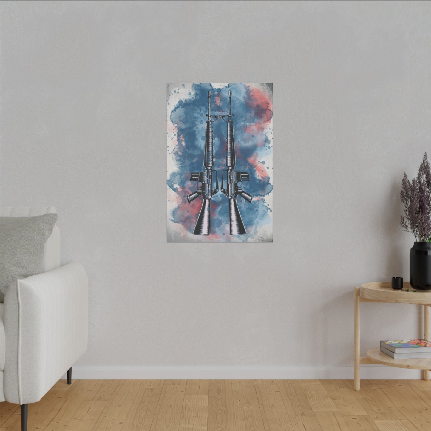 Matte Canvas, Stretched, 0.75" M16