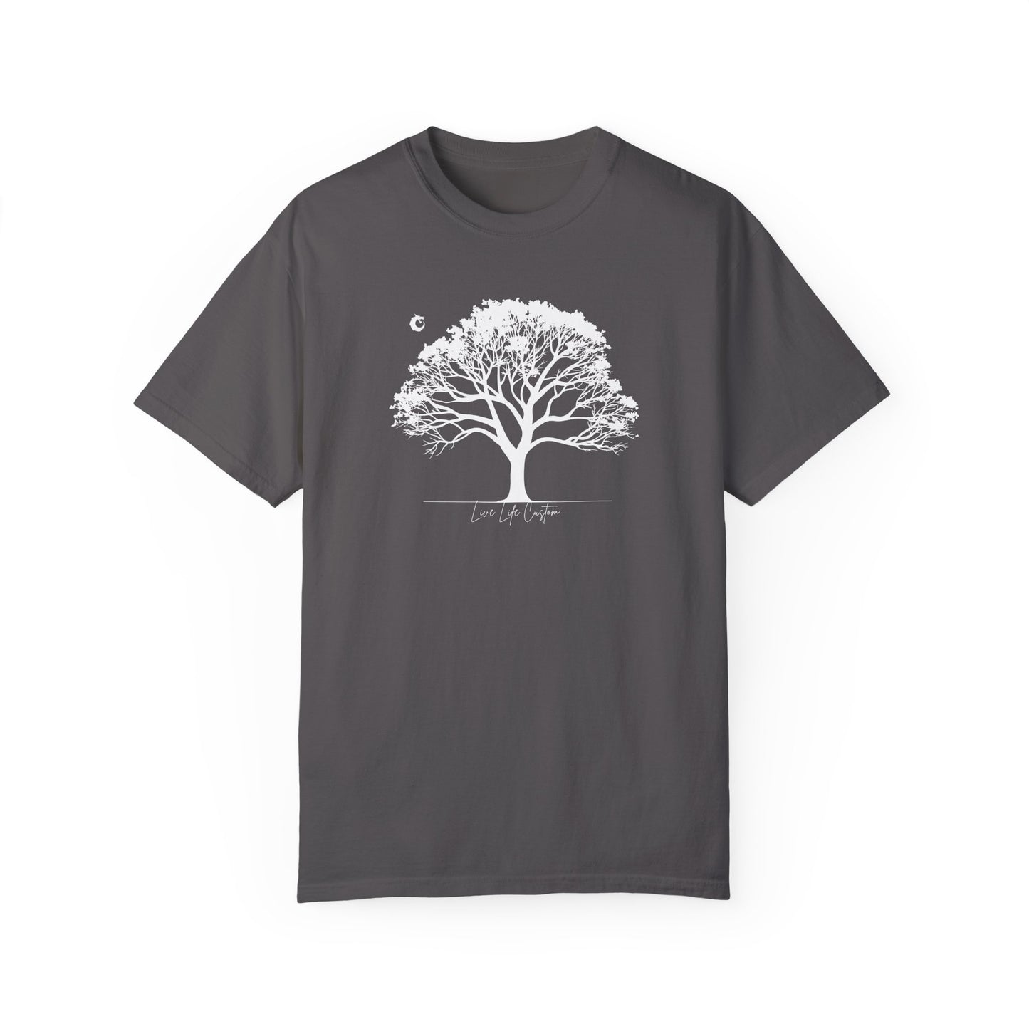 Garment-Dyed T-shirt - White Tree