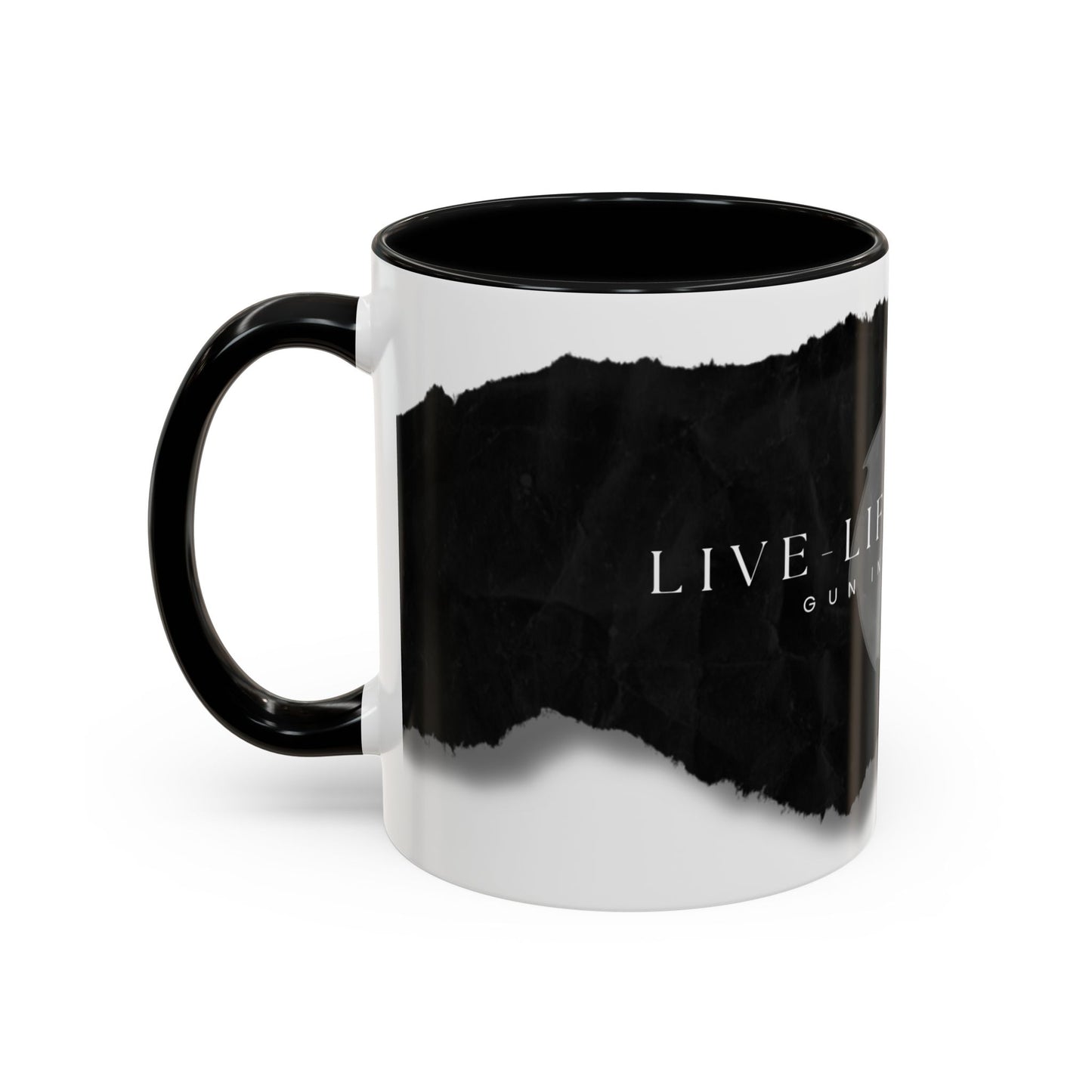 Accent Coffee Mug (11, 15oz) - Torn Paper