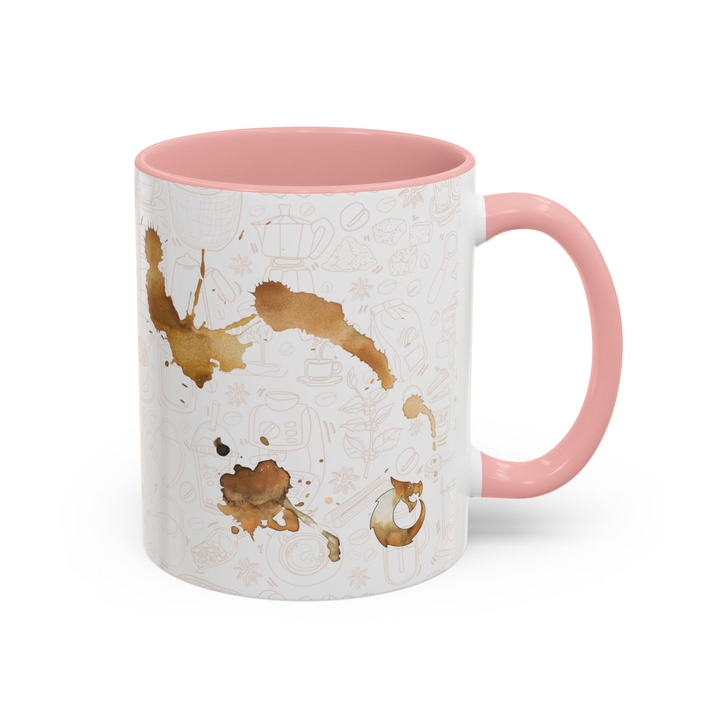 Accent Coffee Mug (11, 15oz) - Coffee Stains