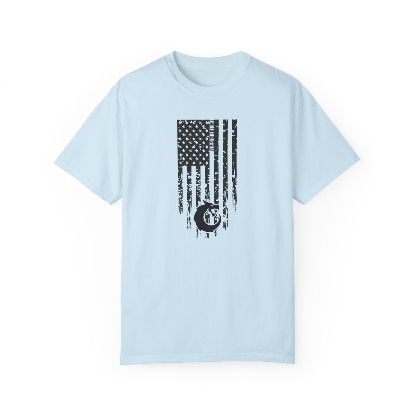 Garment-Dyed T-shirt - Distressed Flag