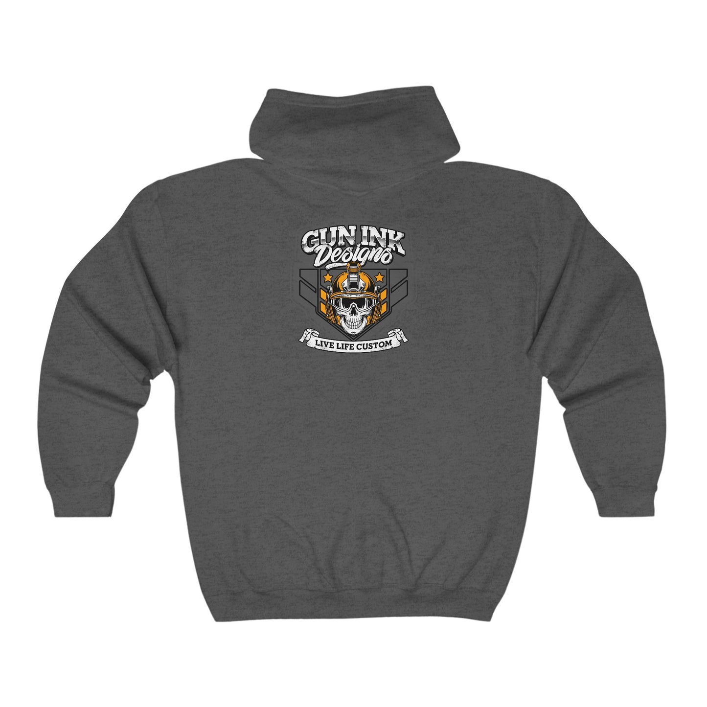 Heavy Blend™ Full Zip Hooded Sweatshirt - Helmet