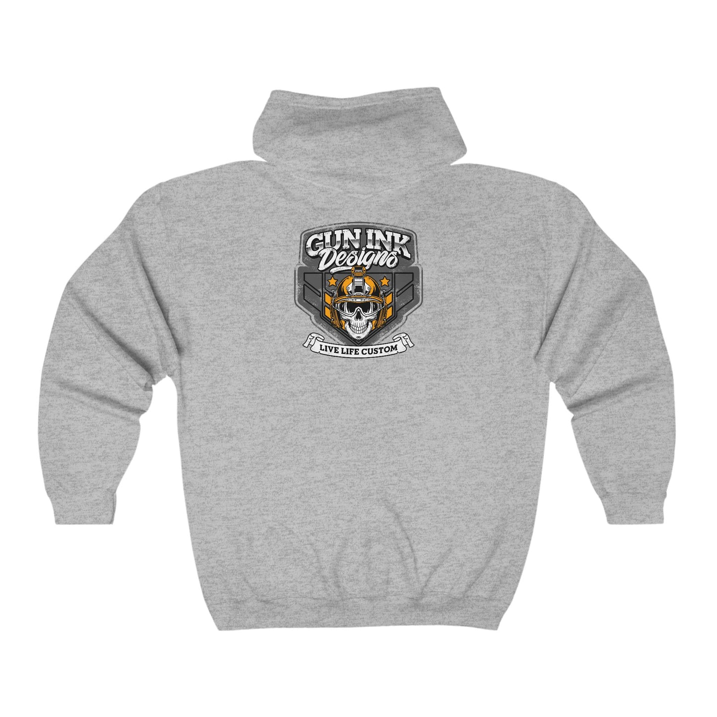 Heavy Blend™ Full Zip Hooded Sweatshirt - Helmet