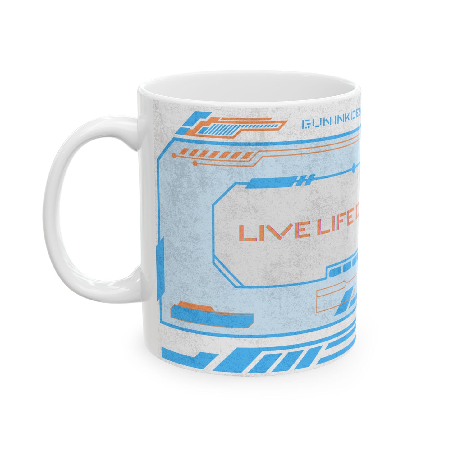 Ceramic Mug, (11oz, 15oz) - Digital Life