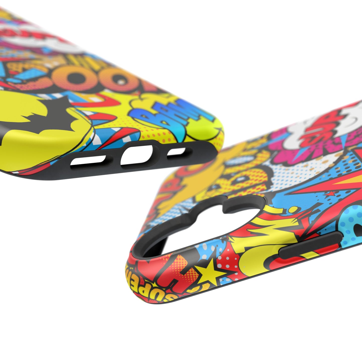 Comic Book Pop Art Phone Case - Magnetic Tough Cases for Superhero Lovers, Fun and Colorful Cell Cover