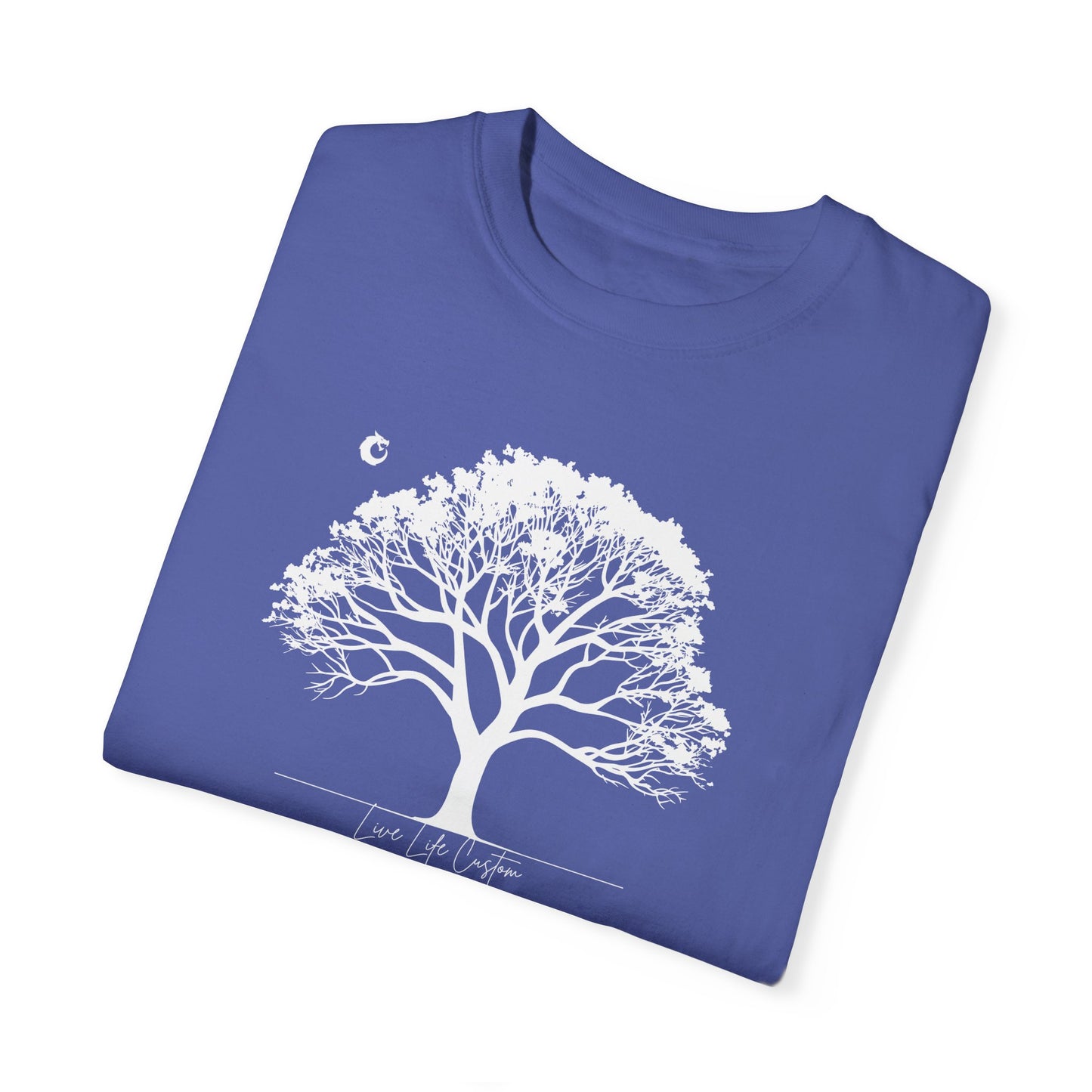 Garment-Dyed T-shirt - White Tree