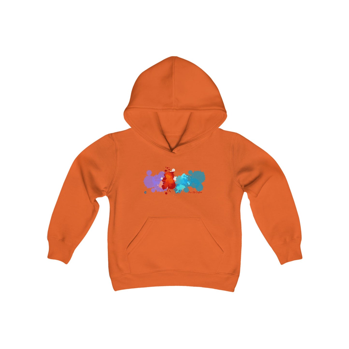 Youth Heavy Blend Hooded Sweatshirt - A Splash of Color