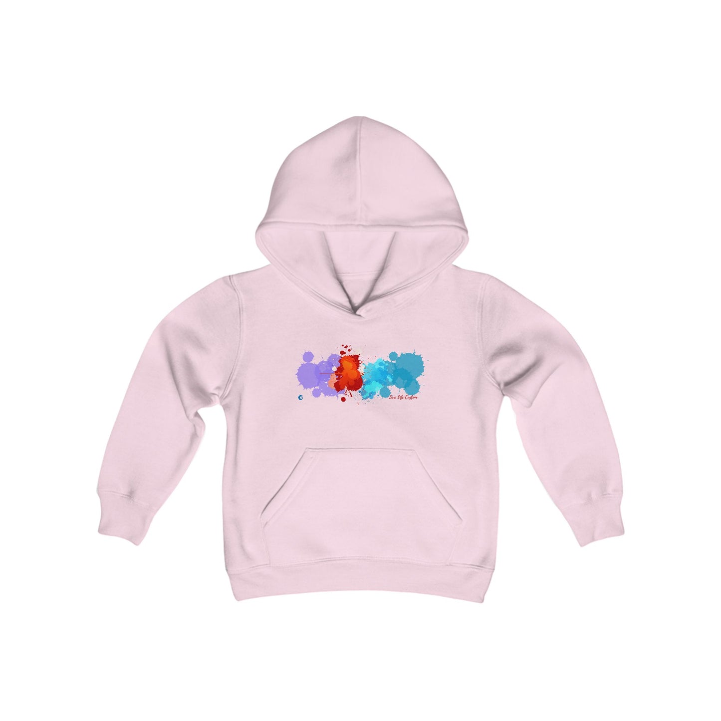 Youth Heavy Blend Hooded Sweatshirt - A Splash of Color