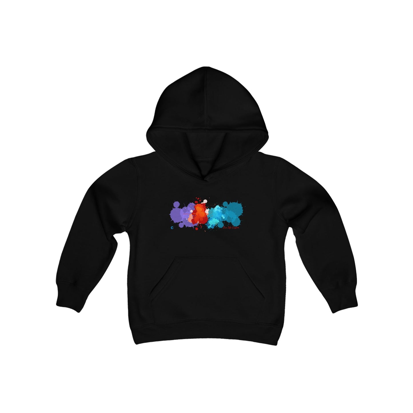 Youth Heavy Blend Hooded Sweatshirt - A Splash of Color