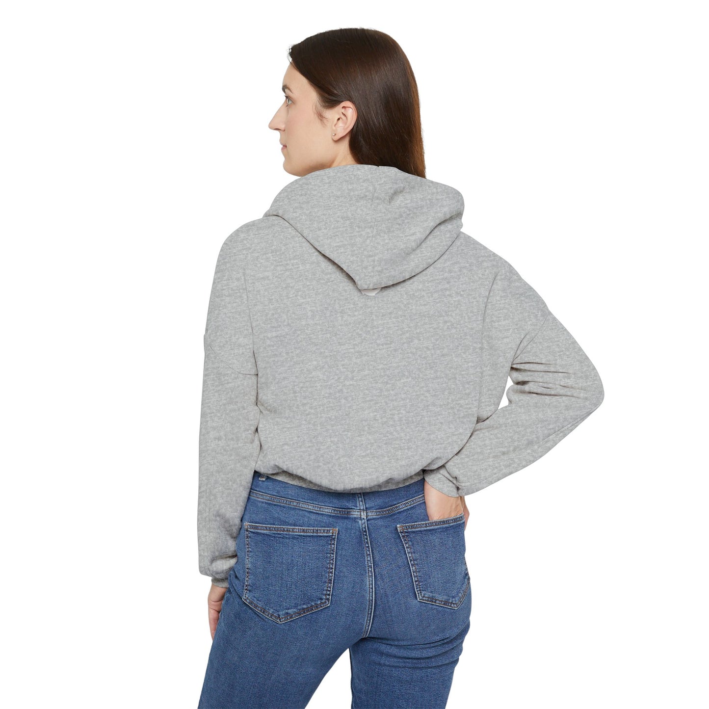 Women's Cinched Bottom Hoodie - Stay strapped