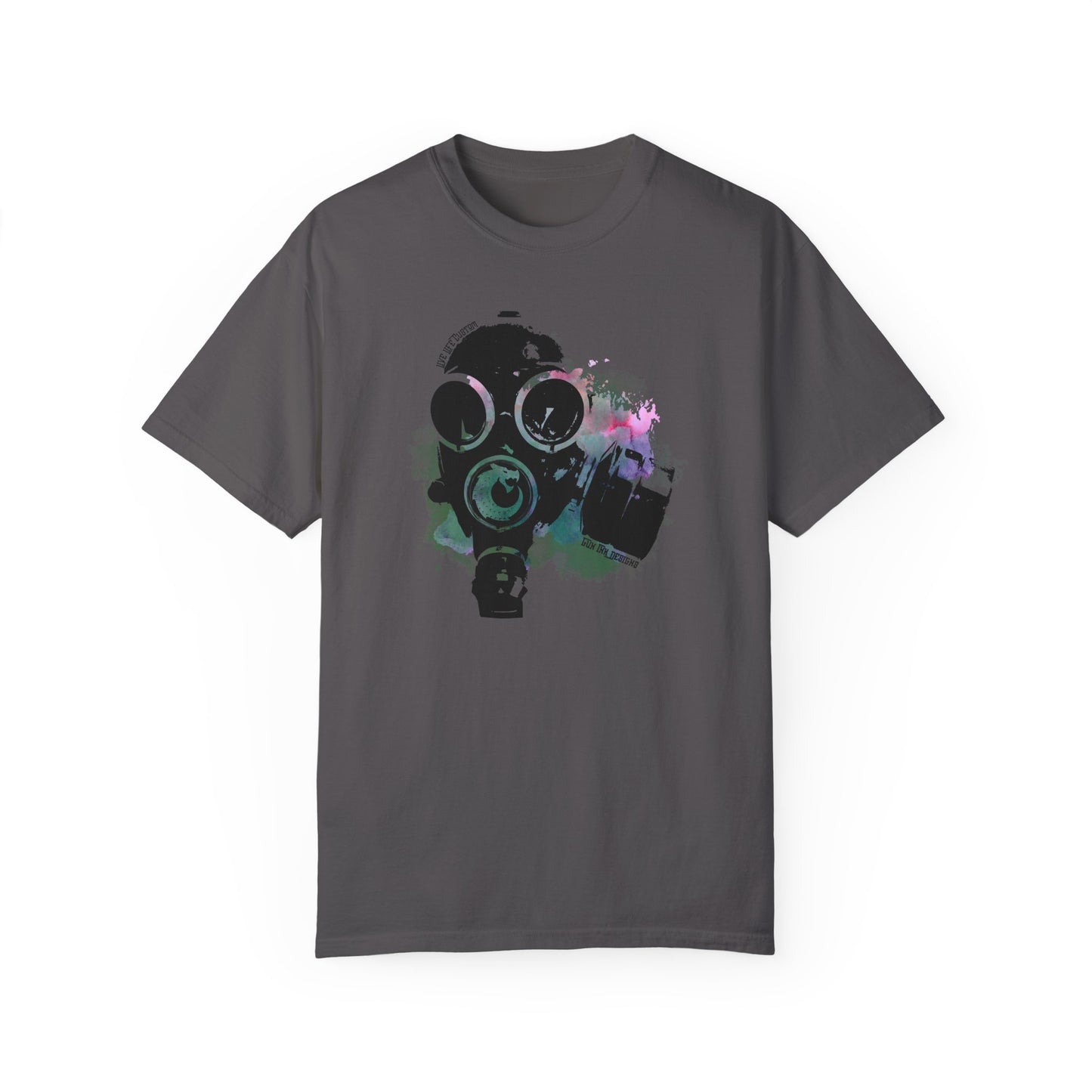 Garment-Dyed T-shirt - Gas Mask 1