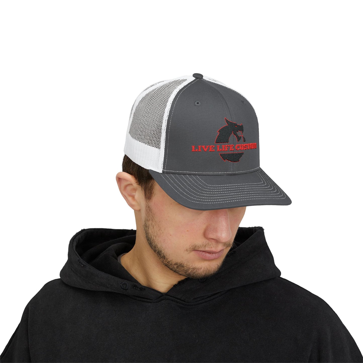 Snapback Trucker Cap - Split Logo