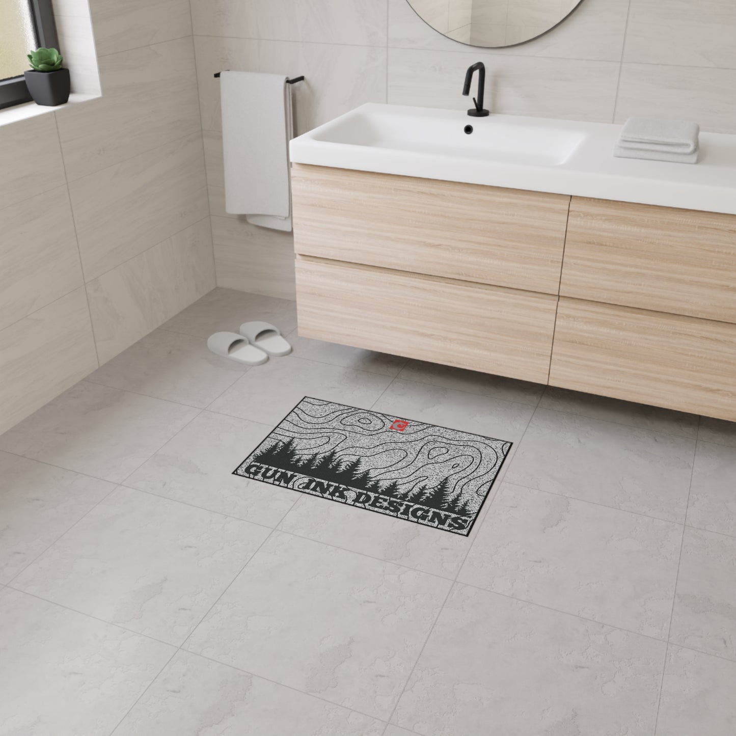 Heavy Duty Floor Mat - Topo Trees