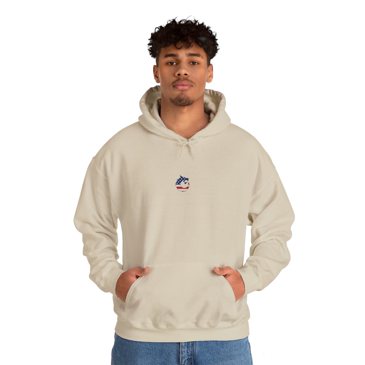Heavy Blend™ Hooded Sweatshirt - 3D Flag