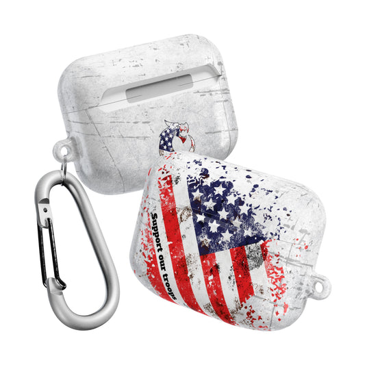 Patriotic AirPod Cases - Support Our Troops Design