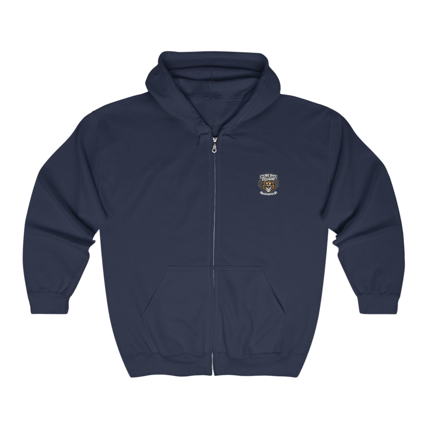 Heavy Blend™ Full Zip Hooded Sweatshirt - Helmet